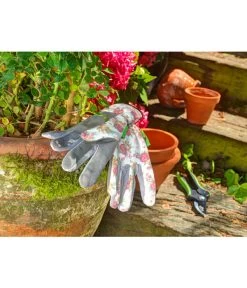 Dehner Gartenhandschuh Rosenmotiv -Freien Garten Geschäft 1452655 1452713 1452648 WE MO 002 DehnerGartenhandschuhRosenmotiv8M