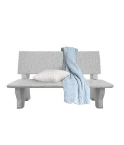 Dehner Granit-Gartenbank, Grau, Ca. B120/H75/T50 Cm -Freien Garten Geschäft 1515642 WE DE 001 DehnerGranitBankgrau120cm