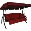 Angerer Hollywoodschaukel Trend Joy Bordeaux, 3-Sitzer -Freien Garten Geschäft 1690254 WE FS 001 TrendJoyHollywoodschaukel