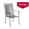 MWH Stapelsessel Excelsior, 4er Set -Freien Garten Geschäft 1897685 WE FS 001 ExcelsiorStapelstuhl