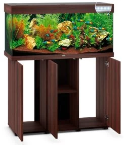 JUWEL® AQUARIUM Kombination Rio 180 LED, 180 L, Ca. B101/H123/T41 Cm -Freien Garten Geschäft 1897941 WE FS 001 JuwelRio180Dunkelbraun