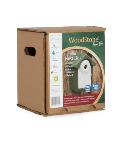 CJ Wildbird WoodStone® Nistkasten Holzbeton, Einflugloch Ca. Ø32 Mm, Grün -Freien Garten Geschäft 2020634 WE DE 001 WoodStoneNistkastenHolzbeton32mmGruenVerpackung