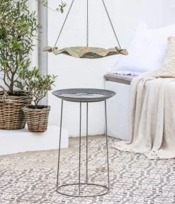 Dehner Natura Vogeltränke Ruacana, Ca. Ø35/H55 Cm -Freien Garten Geschäft 20221102 WE MO 008 DehnerNaturaVogeltraenkenMetall