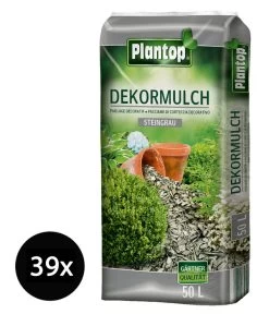 Ziegler Plantop Dekormulch Steingrau, 39 X 50 Liter