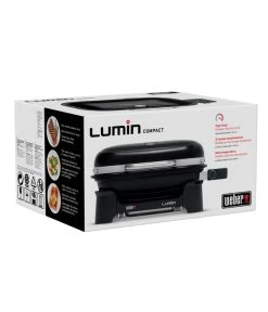 Weber Elektrogrill Lumin Compact, Ca. B58,6/H27,9/T41,2 Cm -Freien Garten Geschäft 2051043 WE FS 005 ElektrogrillLuminCompact