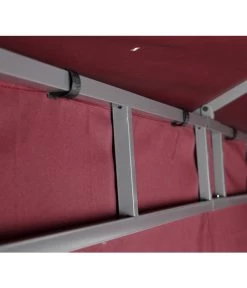 Tepro Seitenteilset Für Gartenpavillon Lehua Und Waya -Freien Garten Geschäft 2191054 WE DE 002 SeitenteilsetLehuaWayaburgund