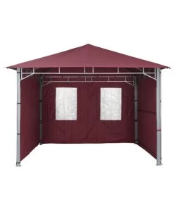 Tepro Seitenteilset Für Gartenpavillon Lehua Und Waya -Freien Garten Geschäft 2191054 WE FS 007 SeitenteilsetLehuaWayaburgund 1