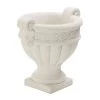 Fantasieco Stein-Vase Baden, Weiß, Ca. Ø45/H42 Cm -Freien Garten Geschäft 2388742 WE FS 001 fantasiecoSteinVaseBadenD45cm