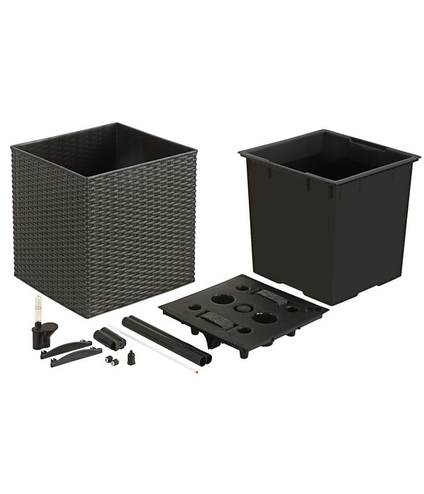 Dehner Kunststoff-Pflanztopf Dallas, Quadratisch, Ca. B35/H34/T35 Cm 5 Dehner Kunststoff-Pflanztopf Dallas, Quadratisch, Ca. B35/H34/T35 Cm – Bild 3