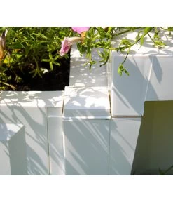 KHW Kunststoff-Gartenbank Berlin -Freien Garten Geschäft 2547339 WE DE 002 BankBerlinweiss