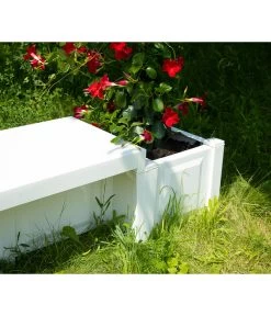 KHW Kunststoff-Gartenbank Berlin -Freien Garten Geschäft 2547339 WE DE 006 BankBerlinweiss