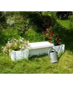 KHW Kunststoff-Gartenbank Berlin -Freien Garten Geschäft 2547339 WE MO 002 BankBerlinweiss