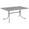 MWH Streckmetalltisch, Eisengrau, Ca. B160/H74/T90 Cm -Freien Garten Geschäft 2711323 WE FS 001 MWHSteckmetalltisch160x90cmN