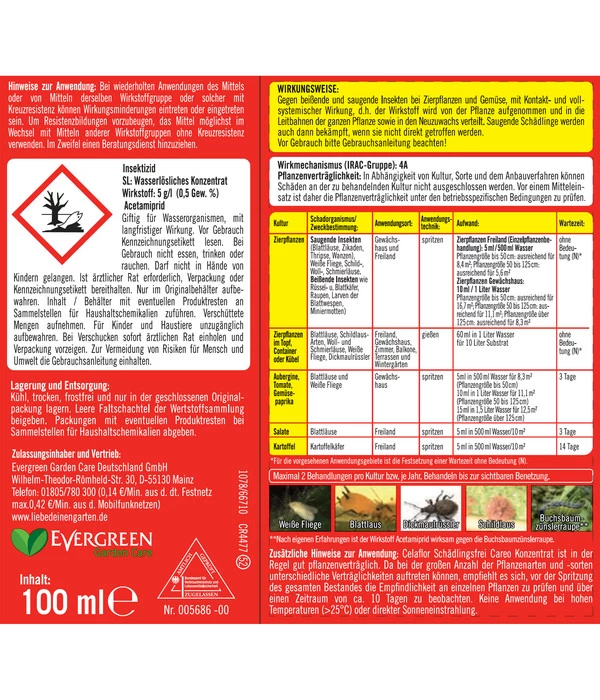 Substral® Celaflor® Schädlingsfrei Careo® Konzentrat Für Zierpflanzen 6 Substral® Celaflor® Schädlingsfrei Careo® Konzentrat Für Zierpflanzen – Bild 4