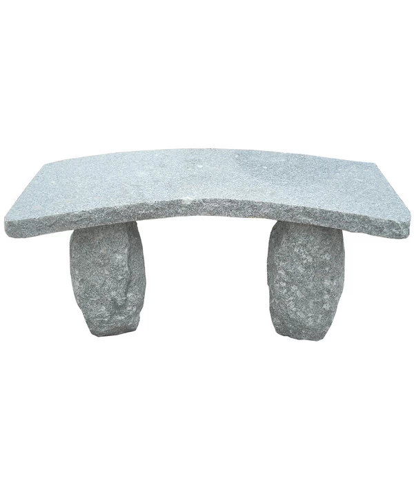 Dehner Granit-Gartenbank, Gebogen, 2-Sitzer 3 Dehner Granit-Gartenbank, Gebogen, 2-Sitzer