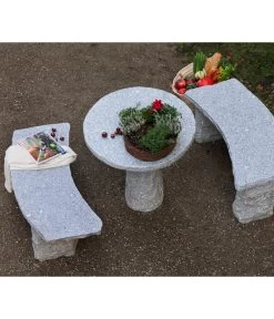 Dehner Granit-Tisch, Rund, Ca. Ø75/H75 Cm -Freien Garten Geschäft 2741676 WE MO 002 GranitTischrund75cm