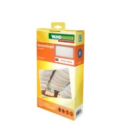 Windhager Sonnensegel, Rechteckig,ca. B270/T140cm -Freien Garten Geschäft 2833440 WE FS 001 Sonnensegel270x140weiss