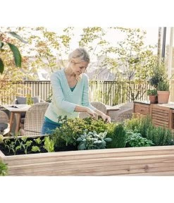 Golla Hochbeet Grow, Ca. B160/H77/T80 Cm -Freien Garten Geschäft 2849487 WE MO 002 HochbeetGrowPflanzbeetNeu