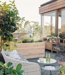 Golla Hochbeet Grow, Ca. B160/H77/T80 Cm -Freien Garten Geschäft 2849487 WE MO 003 HochbeetGrowPflanzbeetNeu