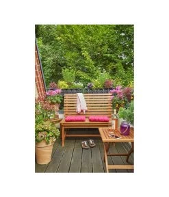 Dehner Akazienbank Paisley, 2-Sitzer -Freien Garten Geschäft 3099728 WE MO 002 Akazienbank Paisley 1