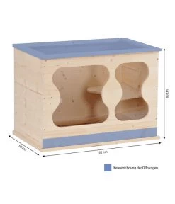 Silvio Design Nagerkäfig Coco, Ca. B52/H60/T50 Cm -Freien Garten Geschäft 3203601 WE BG 001 NagerkaefigCoco