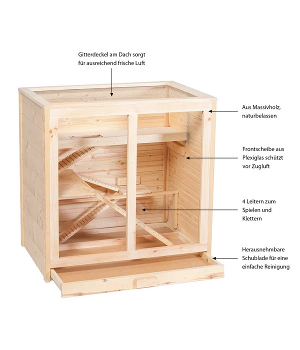 Silvio Design Nagerheim Arni, Ca. B80/H80/T53 Cm 4 Silvio Design Nagerheim Arni, Ca. B80/H80/T53 Cm – Bild 2