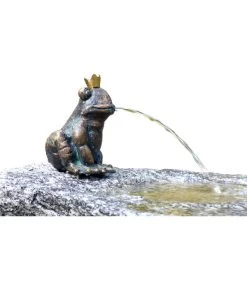 Rottenecker Granit-Gartenbrunnen Froschkönig Otto, 25 X 40 X 20 Cm -Freien Garten Geschäft 3446762 WE DE 001 GartenbrunnenFroschkoenigOtto
