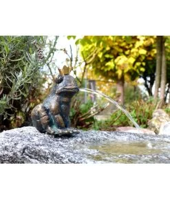 Rottenecker Granit-Gartenbrunnen Froschkönig Otto, 25 X 40 X 20 Cm -Freien Garten Geschäft 3446762 WE MO 003 GartenbrunnenFroschkoenigOtto