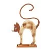 Ferrum Buckelnde Holz-Katze Mit Metall-Applikationen, Ca. B32/H51 Cm 2 Ferrum Buckelnde Holz-Katze Mit Metall-Applikationen, Ca. B32/H51 Cm -Freien Garten Geschäft 3651171 WE FS 001 FerrumBuckelndeHolzkatzeGartendekoInnendekoDekoartikel