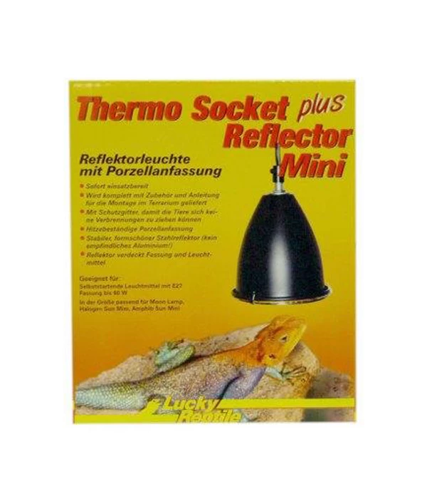 Lucky Reptile Thermo Socket + Reflector Mini 3 Lucky Reptile Thermo Socket + Reflector Mini