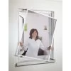 Hecht Fliegengitter Fensterbausatz COMPACT, Ca. B130/H150 Cm -Freien Garten Geschäft 4019543 WE FS 001 HechtBausatzCompact130x150Weiss