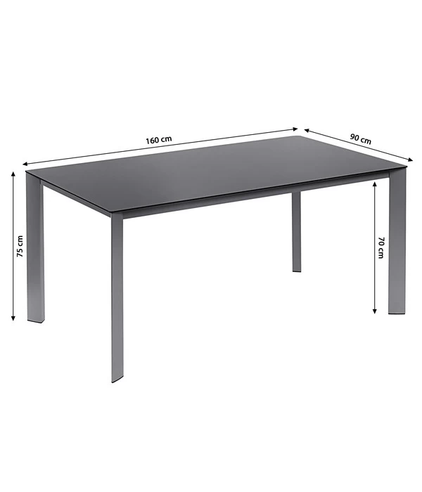 Dehner Esstisch Macon, Ca. B160/H75/T90 Cm 6 Dehner Esstisch Macon, Ca. B160/H75/T90 Cm – Bild 4