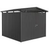 Biohort Metallgerätehaus Panorama® P4, Dunkelgrau -Freien Garten Geschäft 4045464 WE FS 001 BiohortGeraetehausPanoramaP4DunkelgrauEinzeltuer