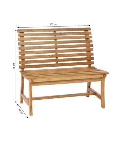 Dehner Akazienbank Paisley, 2-Sitzer -Freien Garten Geschäft 4069167 WE BG 001 AkazienbankPaisley