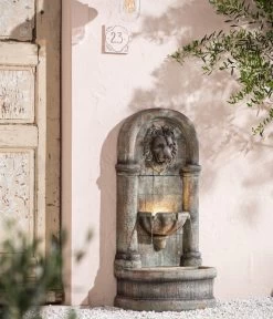 Dehner Polyresin-Wandbrunnen Faro, Ca. B49,5/H103,5/T38 Cm 13 Dehner Polyresin-Wandbrunnen Faro, Ca. B49,5/H103,5/T38 Cm -Freien Garten Geschäft 4072344 WE MO 002 DehnerPolyresinGartenbrunnenFaro