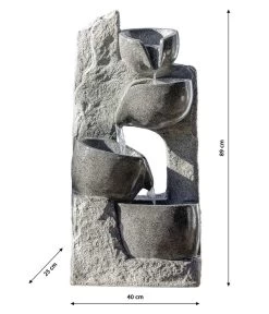 Dehner Polyresin-Gartenbrunnen Circ, Ca. H89 Cm -Freien Garten Geschäft 4079794 WE DE 001 DehnerPolyresinGartenbrunnenCircOutdoorbrunnen