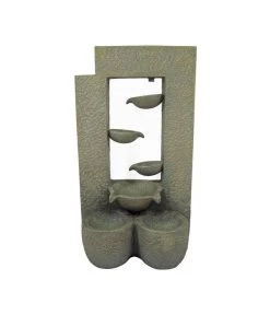 Ubbink Polyresin-Gartenbrunnen-Set Bern, 33,5 X 21,5 X 59,5 Cm