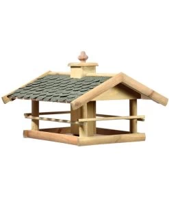 Dehner Natura Futterhaus Kaiserwinkel, Inkl. Ständer, Ca. B68/H144/T62 Cm -Freien Garten Geschäft 4150751 WE D 001 DehnerVogelhausKaiserwinkel