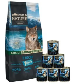 Dehner Wild Nature Futter Für Hunde Gebirgssee-Set