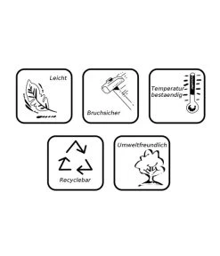 Farmet Kunststoff-Pflanzkübel Festonato, Rund, Terrakotta -Freien Garten Geschäft 4177804 WE DE 005 WuerfelBo 43x43x43cmFLUORESZIEREND