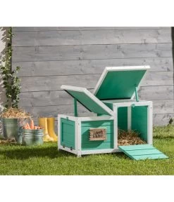 Dehner Nagerschlafhaus Happy Home Teatro, Türkis -Freien Garten Geschäft 4261608 WE M 004 DehnerNagerschlafhausTeatro