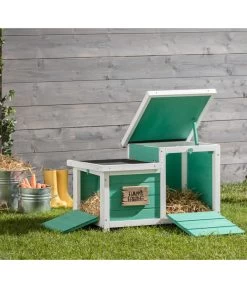 Dehner Nagerschlafhaus Happy Home Teatro, Türkis -Freien Garten Geschäft 4261608 WE M 006 DehnerNagerschlafhausTeatro