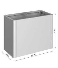 Biohort Metall HochBeet 1x0,5, Ca. B102/H77/T53 Cm -Freien Garten Geschäft 4271425 WE BG 001BiohortMetallHochbeet