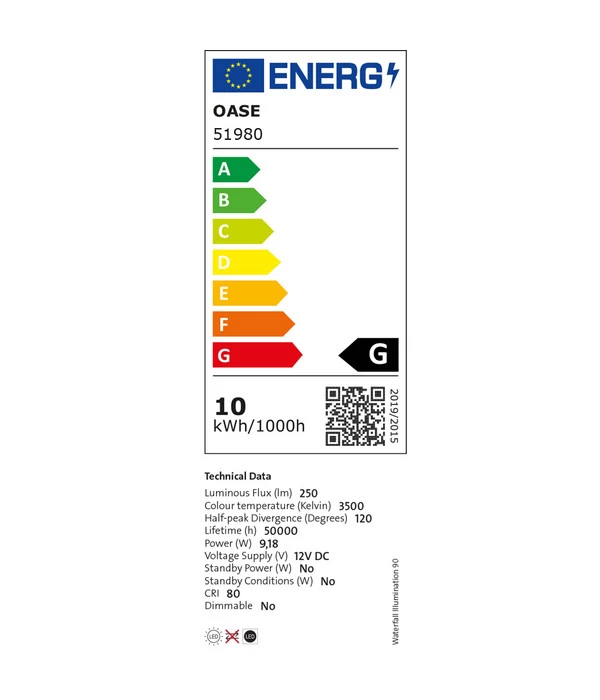 Oase Waterfall Illumination 90 6 Oase Waterfall Illumination 90 – Bild 4