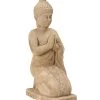 Dehner Terrakotta-Buddha, Ca. B22/H58/T29 Cm -Freien Garten Geschäft 4273124 WE FS 001 DehnerTerrakottaBuddha