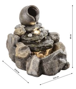 Dehner Polyresin-Gartenbrunnen Florero, Ca. H54,4 Cm -Freien Garten Geschäft 4278917 WE DE 001 DehnerPolyresinGartenbrunnenFlorero