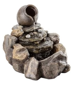 Dehner Polyresin-Gartenbrunnen Florero, Ca. H54,4 Cm