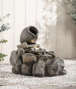 Dehner Polyresin-Gartenbrunnen Florero, Ca. H54,4 Cm -Freien Garten Geschäft 4278917 WE MO 001 DehnerPolyresinGartenbrunnenFloreroNEU