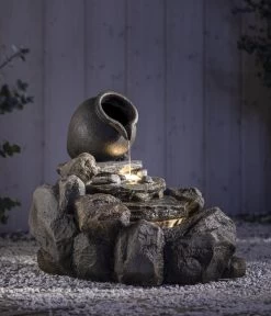 Dehner Polyresin-Gartenbrunnen Florero, Ca. H54,4 Cm -Freien Garten Geschäft 4278917 WE MO 002 DehnerPolyresinGartenbrunnenFloreroNEU