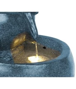 Dehner Polyresin-Gartenbrunnen Bowl, Ca. B49/H66/T42 Cm -Freien Garten Geschäft 4280996 WE DE 002 DehnerPolyresinGartenbrunnenBowlOutdoorbrunnenWasserspiel